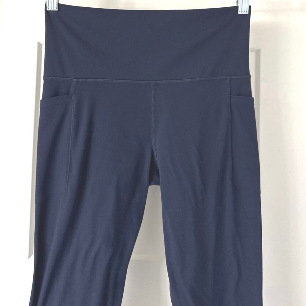 Athleta Salutation Stash 7/8 Tight Navy Blue Size Small Yoga Activewear - Picture 5 of 7